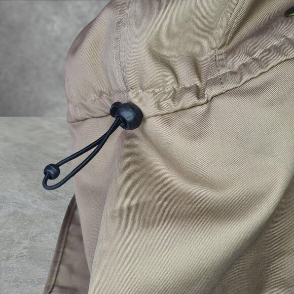 Retro 'Unbranded' tan gorpcore sinchback 5 panel camp hat - Picture 2 of 2